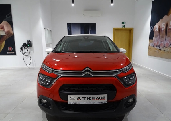 Citroen C3 cena 78900 przebieg: 11500, rok produkcji 2022 z Siechnice małe 92